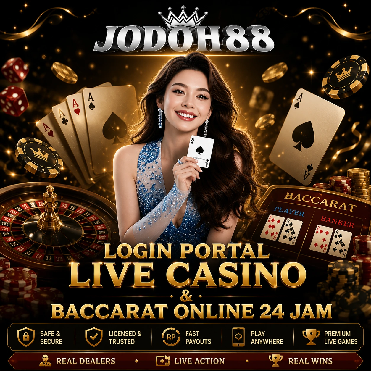 Jodoh88 : Login Portal Live Casino & Baccarat Online 24 Jam